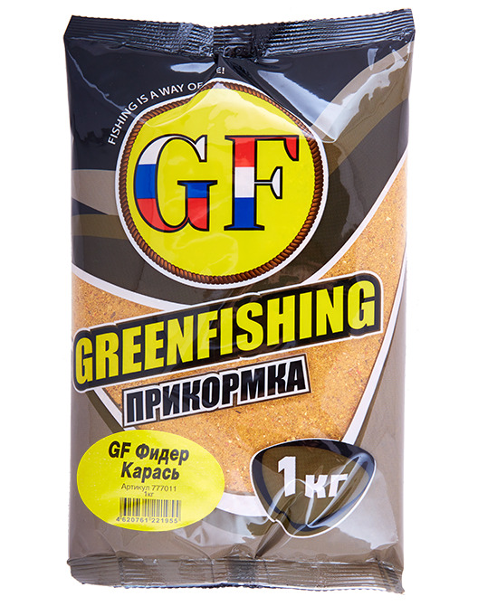 

Прикормка GreenFishing GF Фидер Карась 1 кг, 777011, Разноцветный, NEW