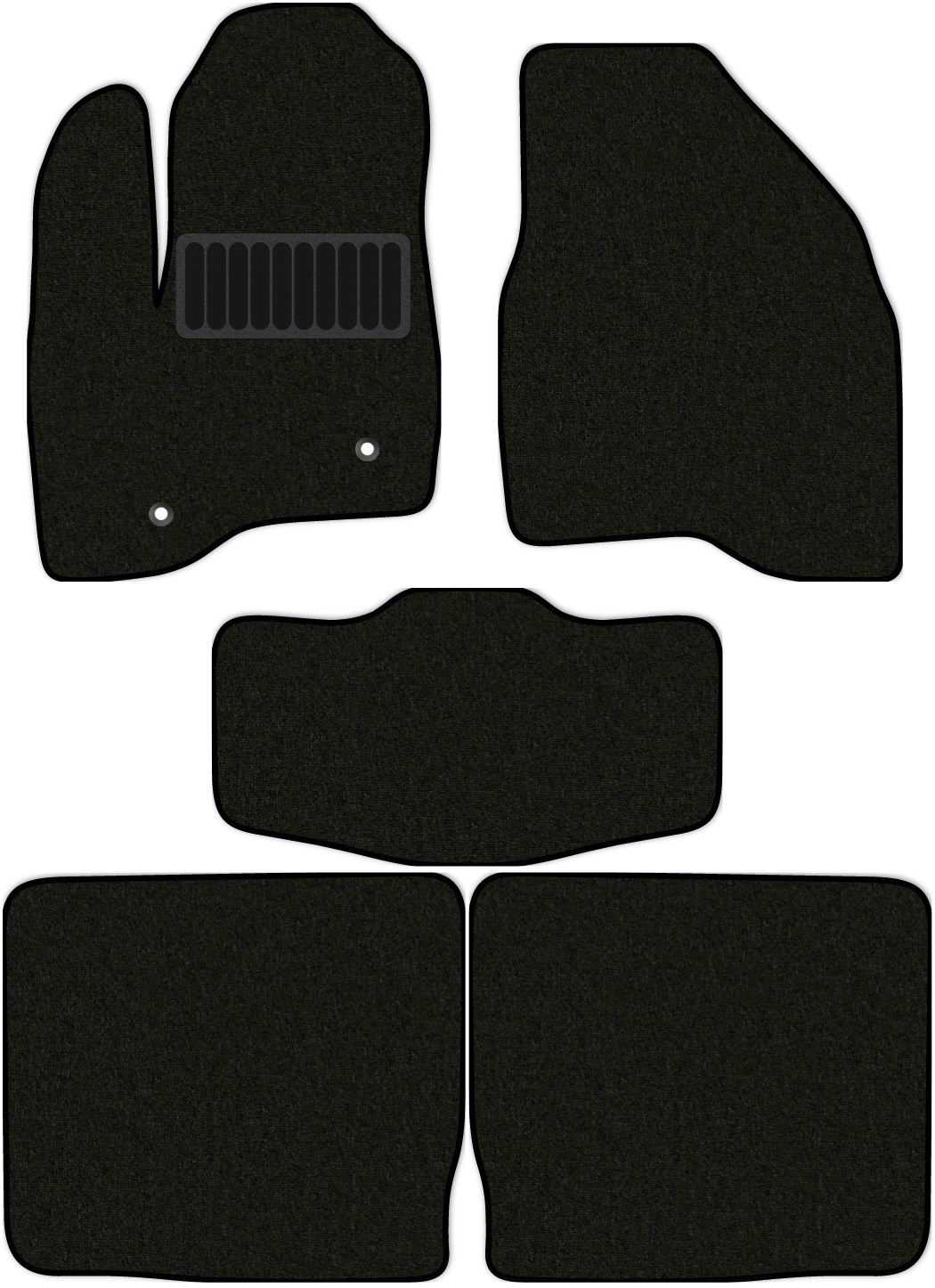 фото Коврики текстильные allmone классик для ford explorer v u502 2010 - 2018