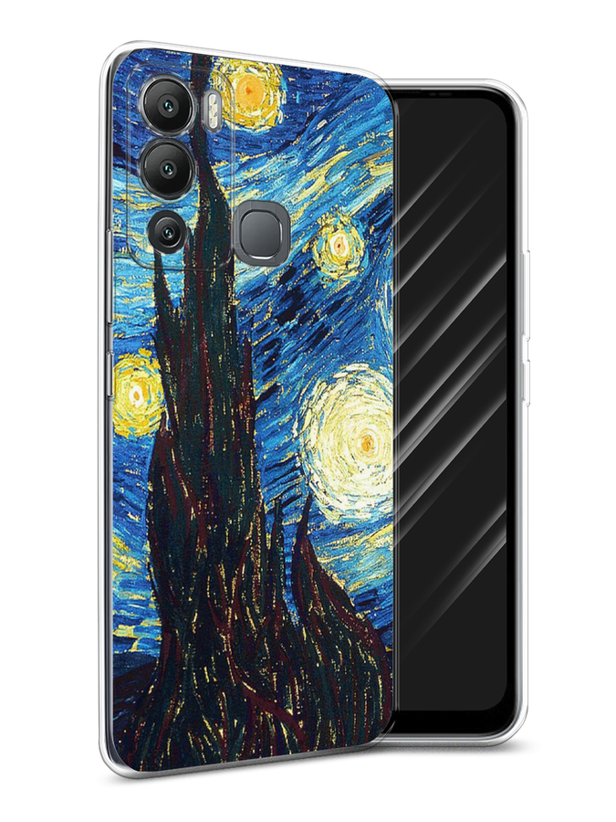 

Чехол Awog на Infinix Hot 12i "Ван Гог Звездная ночь", Разноцветный, 3101250-9