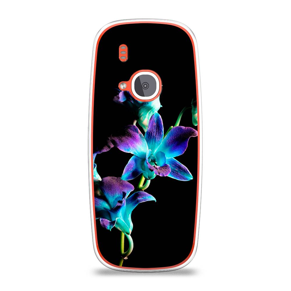 

Чехол Awog на Nokia 3310 (2017) / Нокиа 3310 (2017) "Синий цветок на черном", Черный;голубой;синий, 120550-8