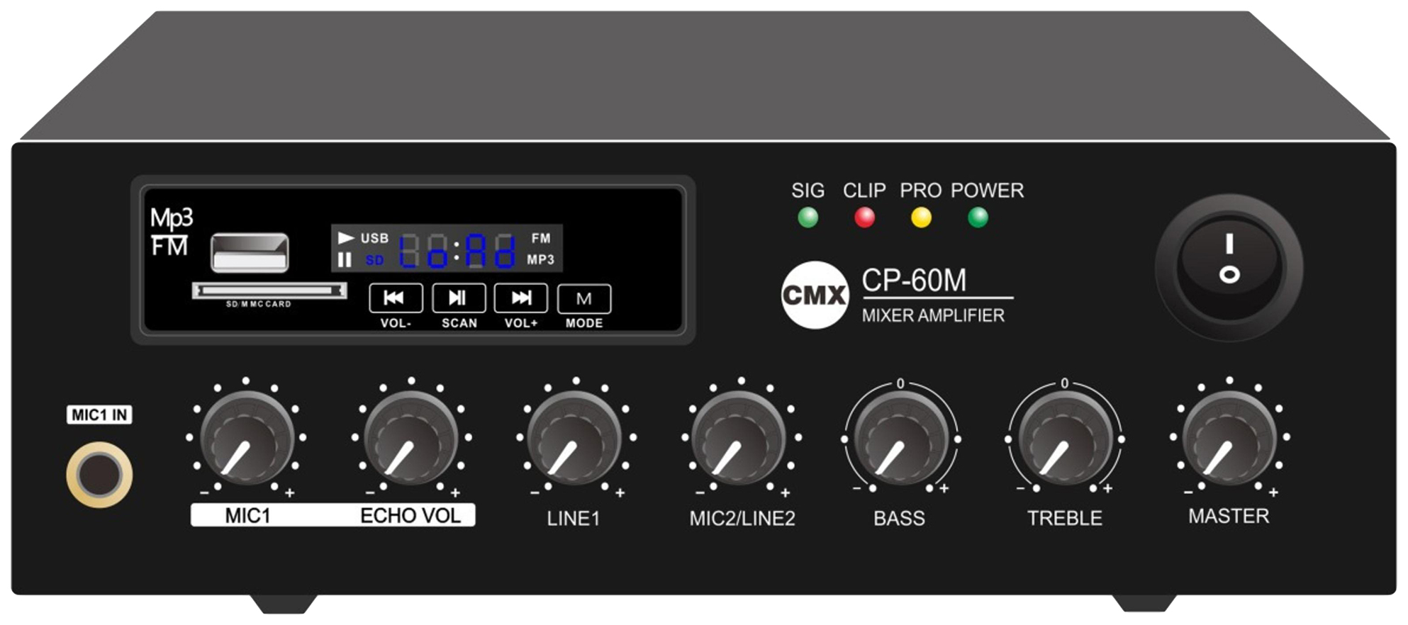 Микшер-усилитель универсальный CMX Audio CP-60M