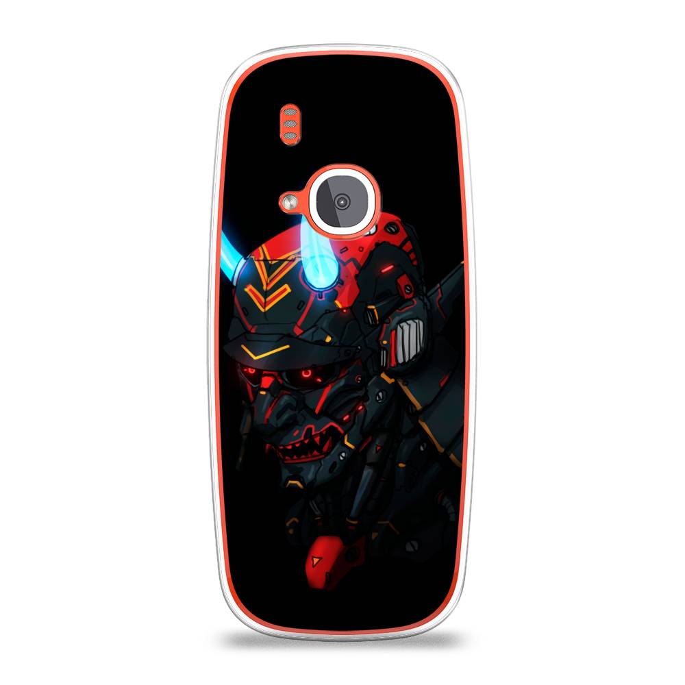 

Чехол Awog на Nokia 3310 (2017) / Нокиа 3310 (2017) "Неоновый самурай", Черный;красный;голубой, 120550-6