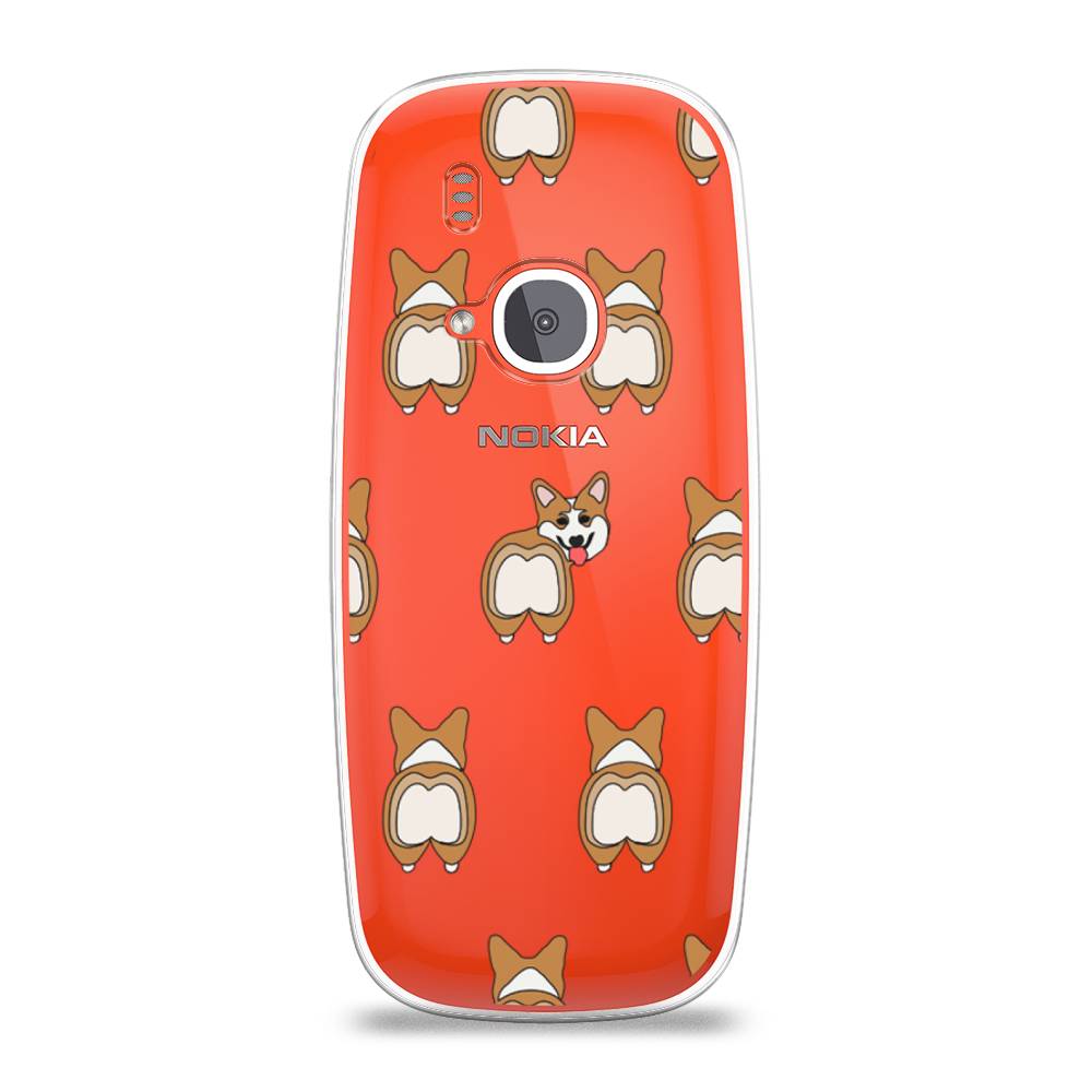 фото Чехол awog "милый корги фон" для nokia 3310 (2017)