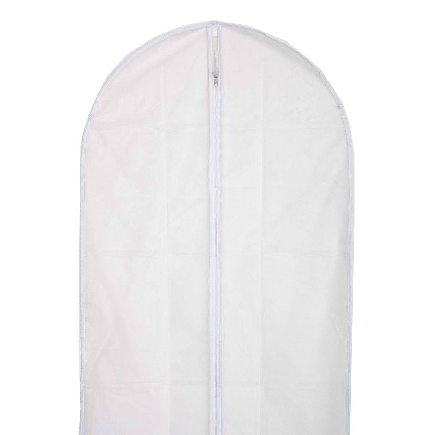 фото Чехол для хранения одежды гелеос 120, полупрозрачный, peva, 60x120 см, 2шт. nobrand