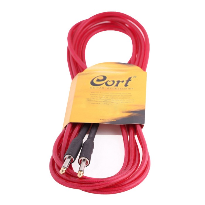 

Кабель аудио 1xJack - 1xJack Cort CA-525 RED 4.5m, Красный, CA-525 RED 4.5m