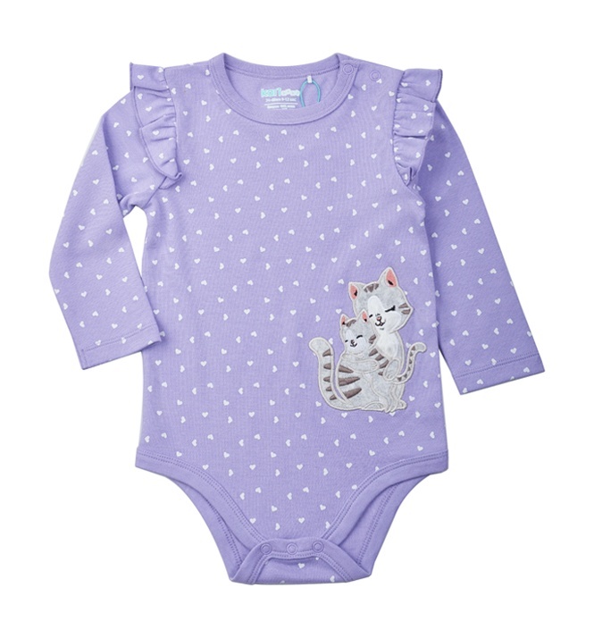 

Боди детское Kari Baby SS24B03500501, фиолетовый, 62, SS24B03500501