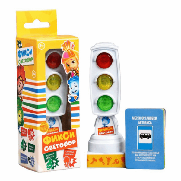 

Интерактивная игрушка Фиксики Светофор, Черный