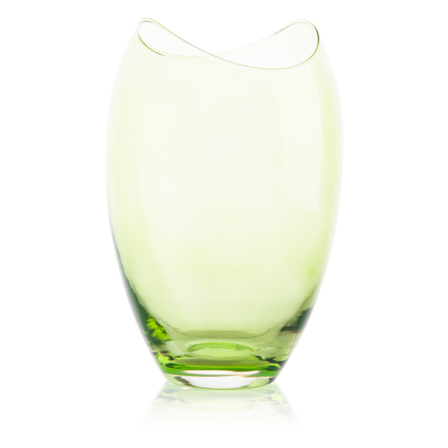 

Ваза для цветов Bohemia Crystal Гондола 25,5 см, стекло, зеленая