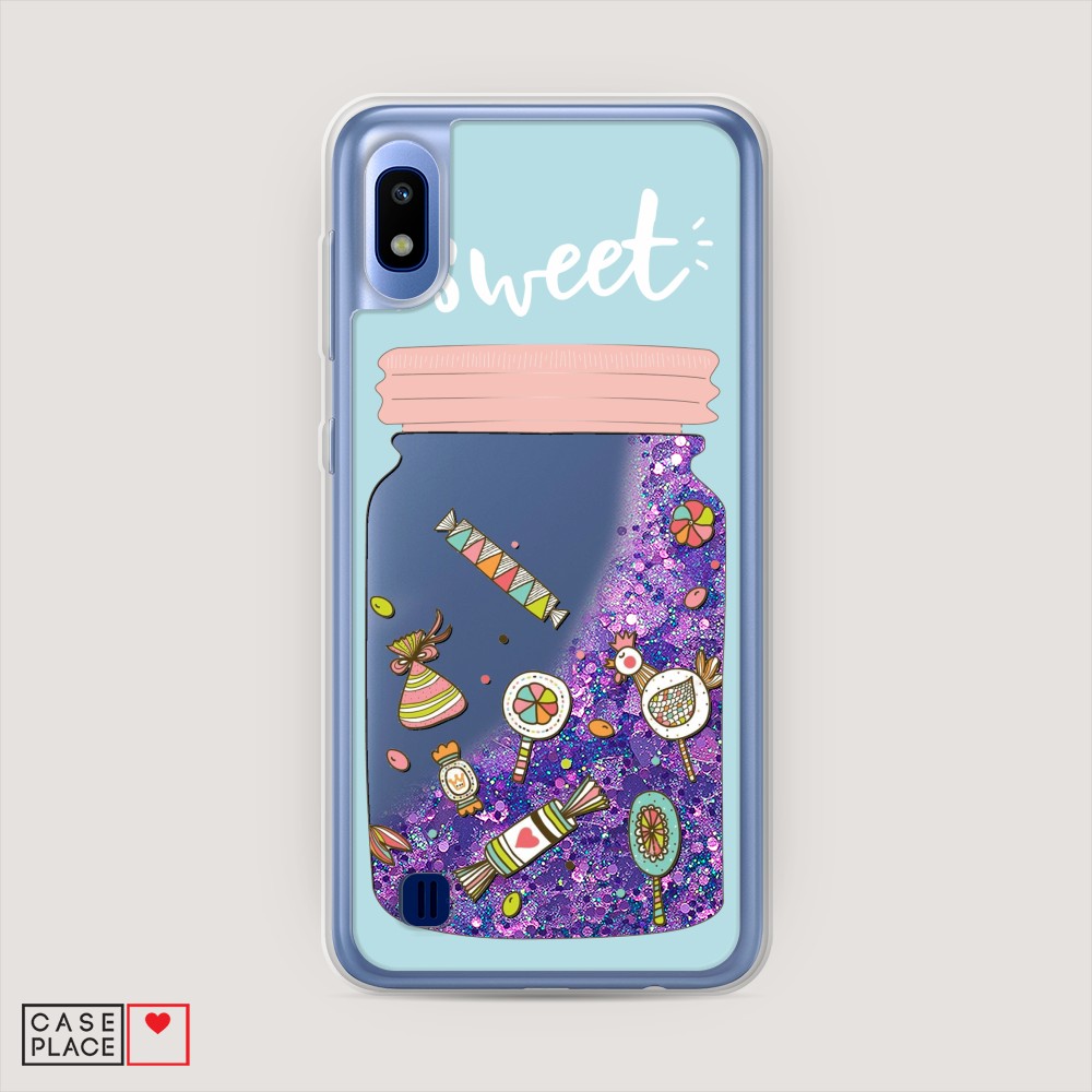 

Чехол Awog на Samsung Galaxy A10 "Конфетки в банке", Разноцветный, 27992-1