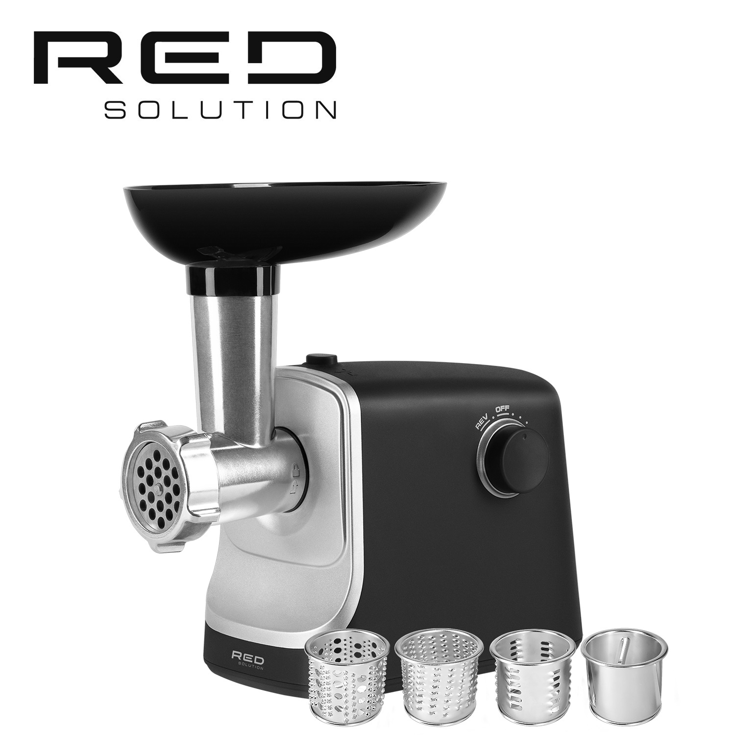 

Электромясорубка RED SOLUTION RMG-1213-6 300 Вт черный, RMG-1213-6