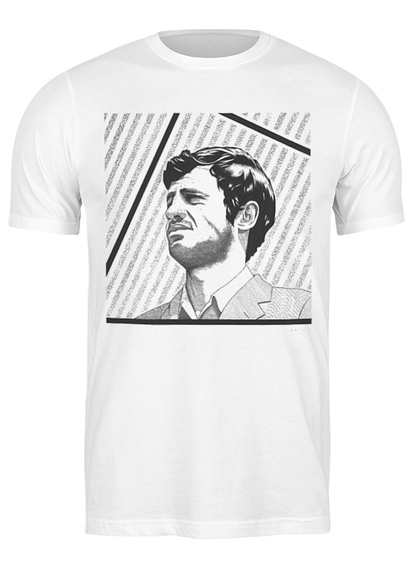 

Футболка мужская Printio Belmondo белая M, Белый, Belmondo