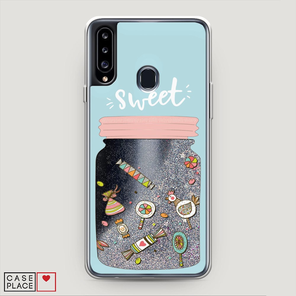 

Чехол Awog на Samsung Galaxy A20s / Самсунг A20s "Конфетки в банке", 2100891-1