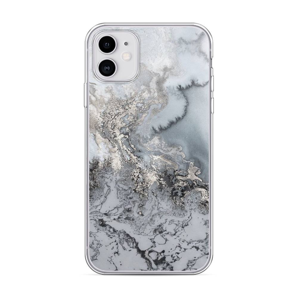 фото Чехол awog для apple iphone 11 "морозная лавина серая"