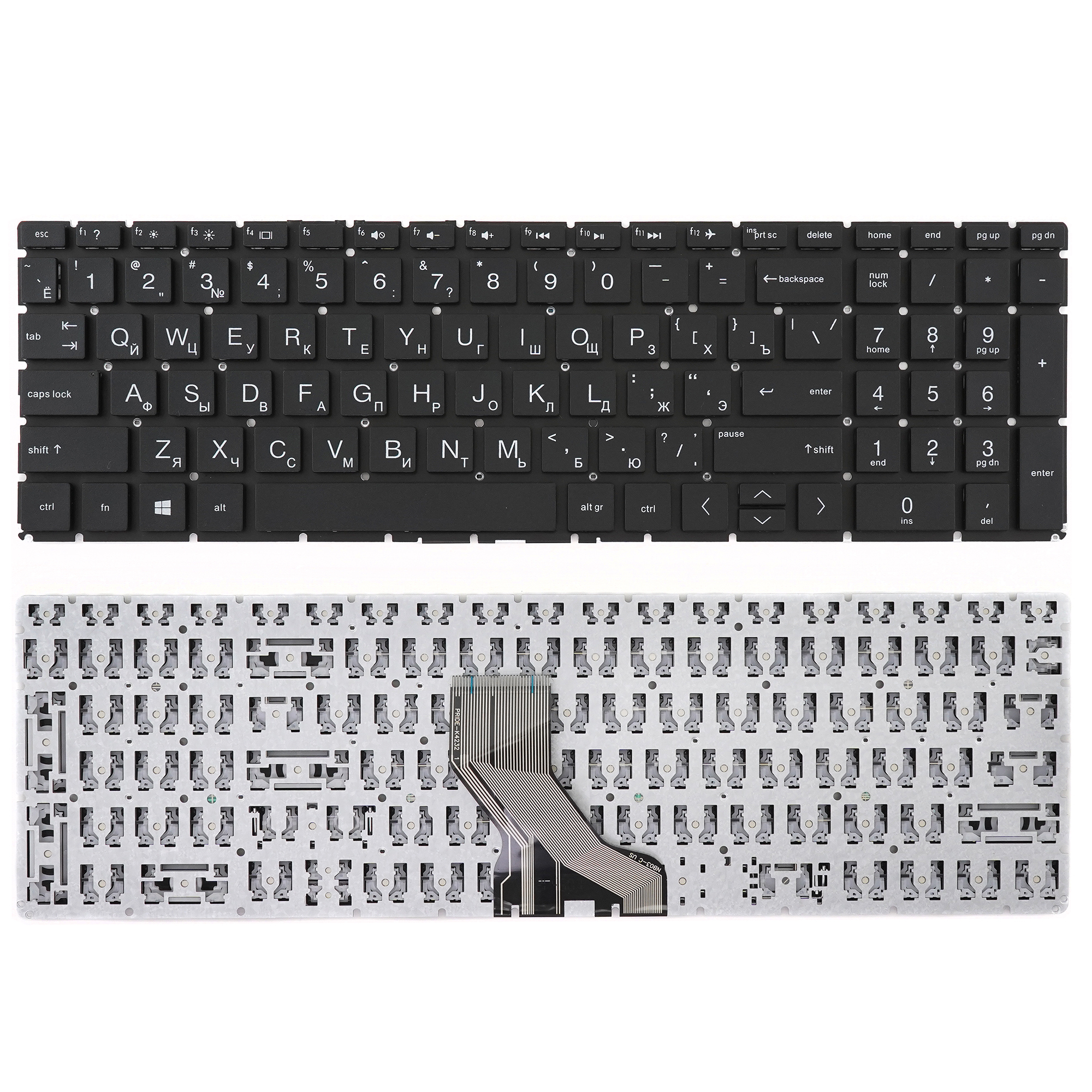 

Клавиатура Azerty для ноутбука HP Pavilion 15-DA, 15-DB, NSK-XN0SC