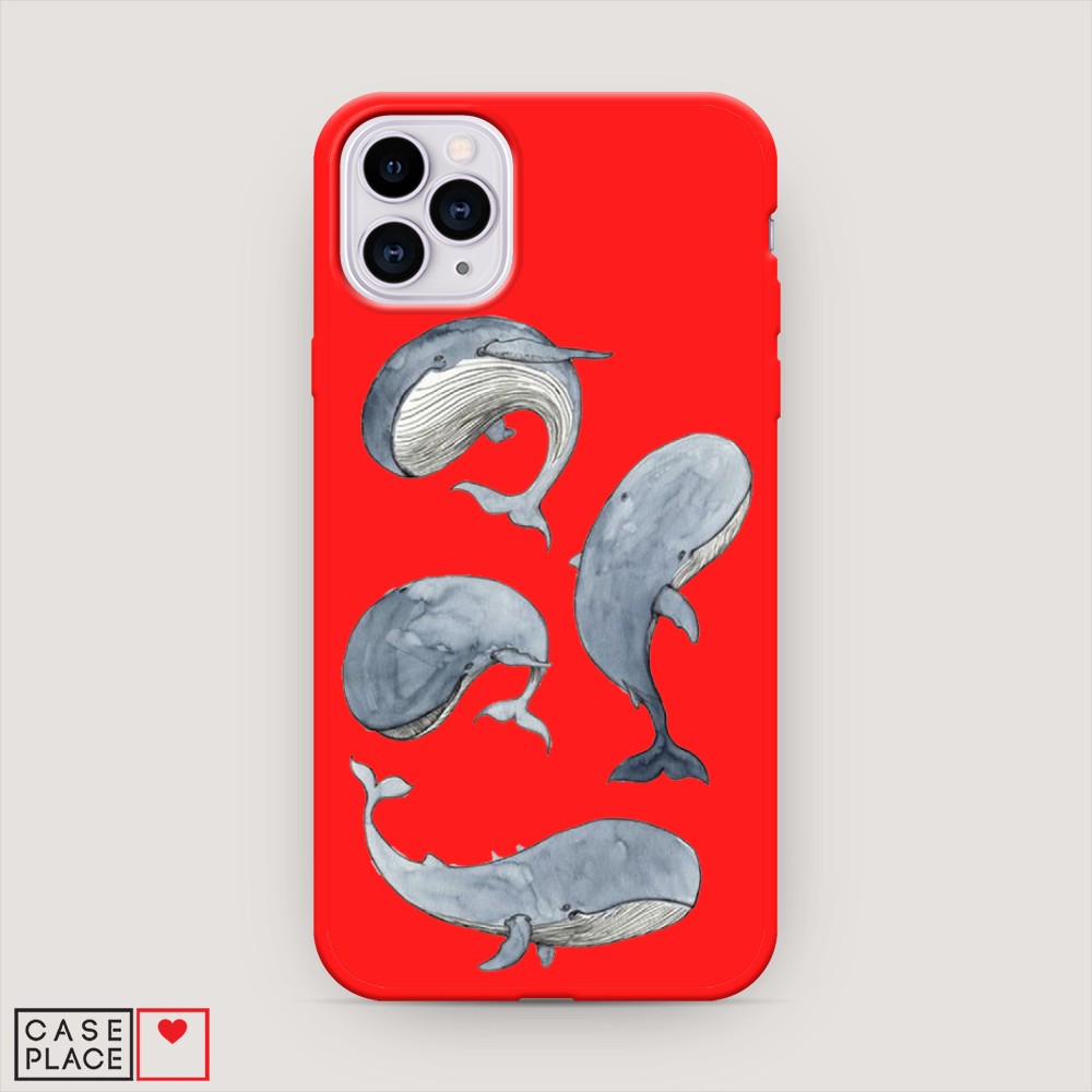 

Чехол Awog на Apple iPhone 11 Pro Max / Айфон 11 Pro Max "Киты", Разноцветный, 12253-1