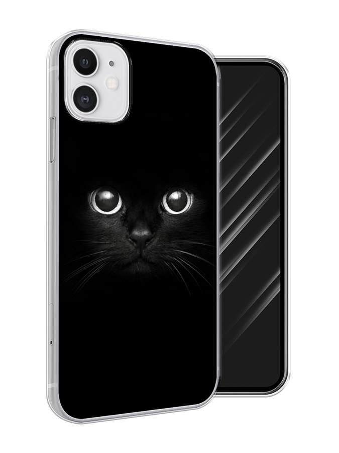 

Чехол Awog на Apple iPhone 11 / Айфон 11 "Взгляд черной кошки", Разноцветный, 12150-1