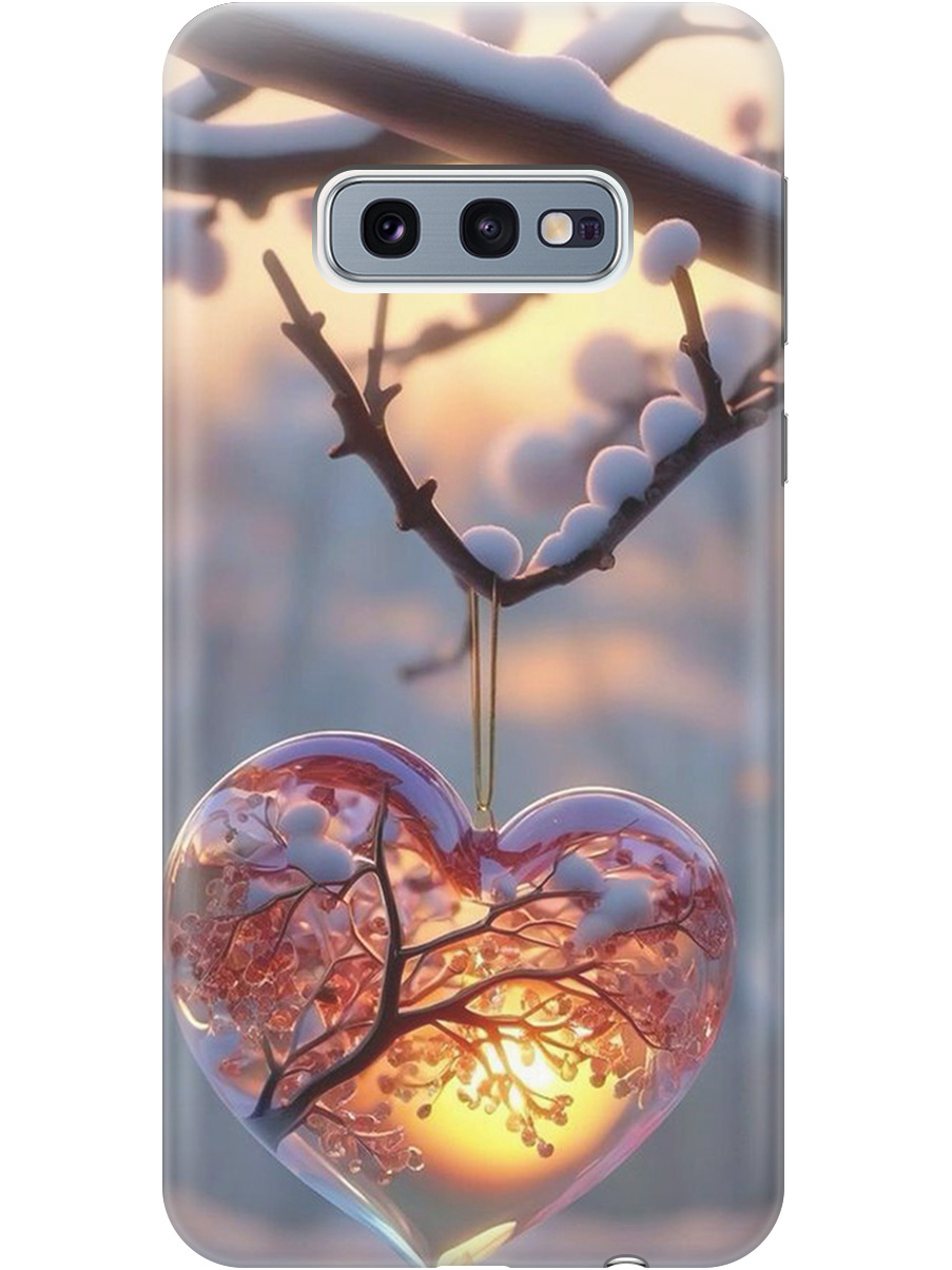

Силиконовый чехол на Samsung Galaxy S10e с принтом "Ледяное сердце", Прозрачный;белый;желтый;оранжевый, 720461291