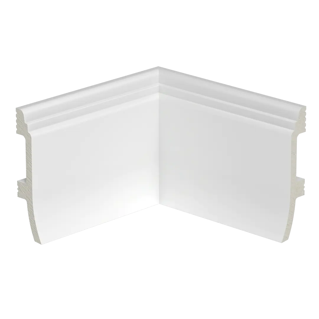 Уголок настенный полистирол внутренний Format 08DI белый 250x80x250 мм