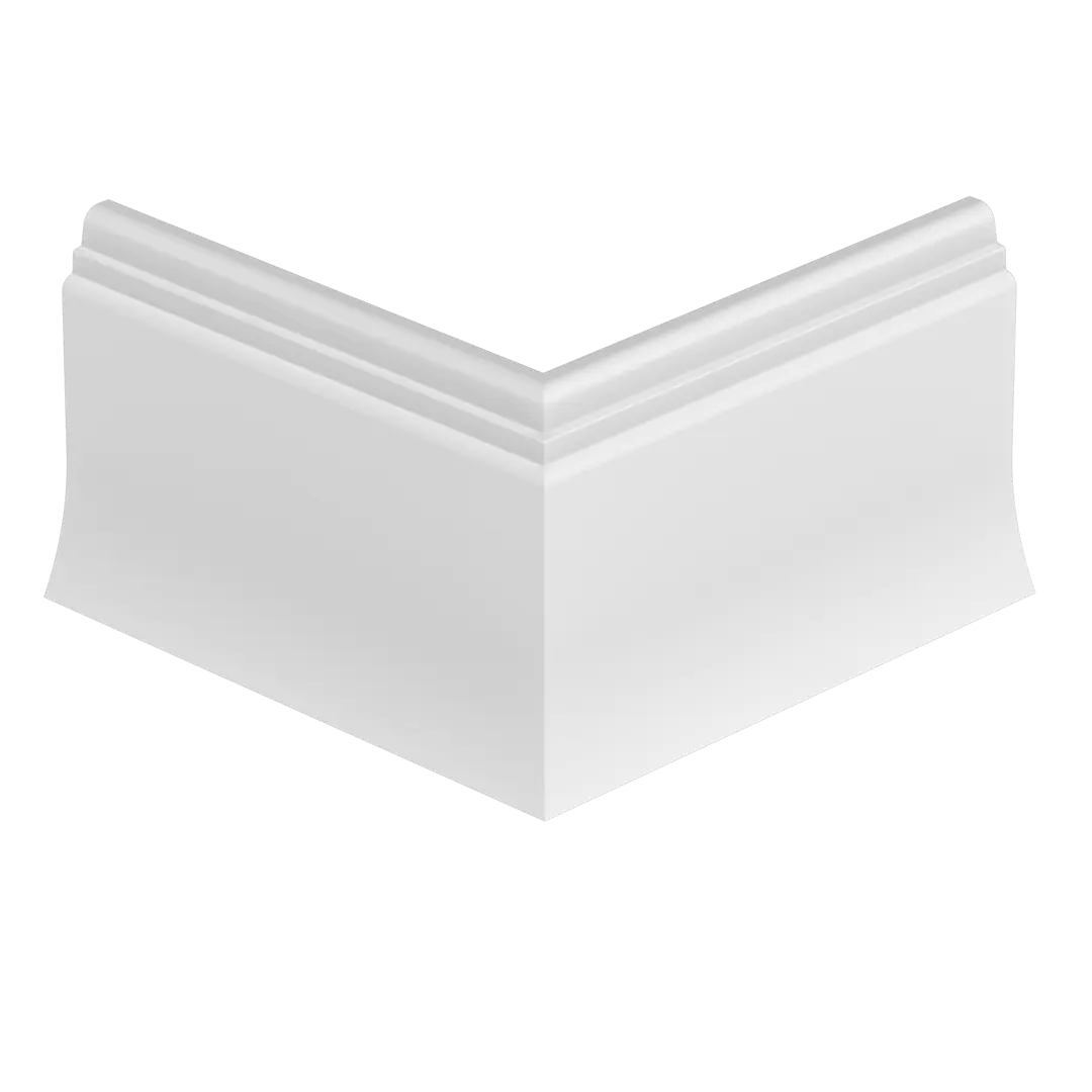 Уголок настенный полистирол наружный Format 08DE белый 250x80x250 мм