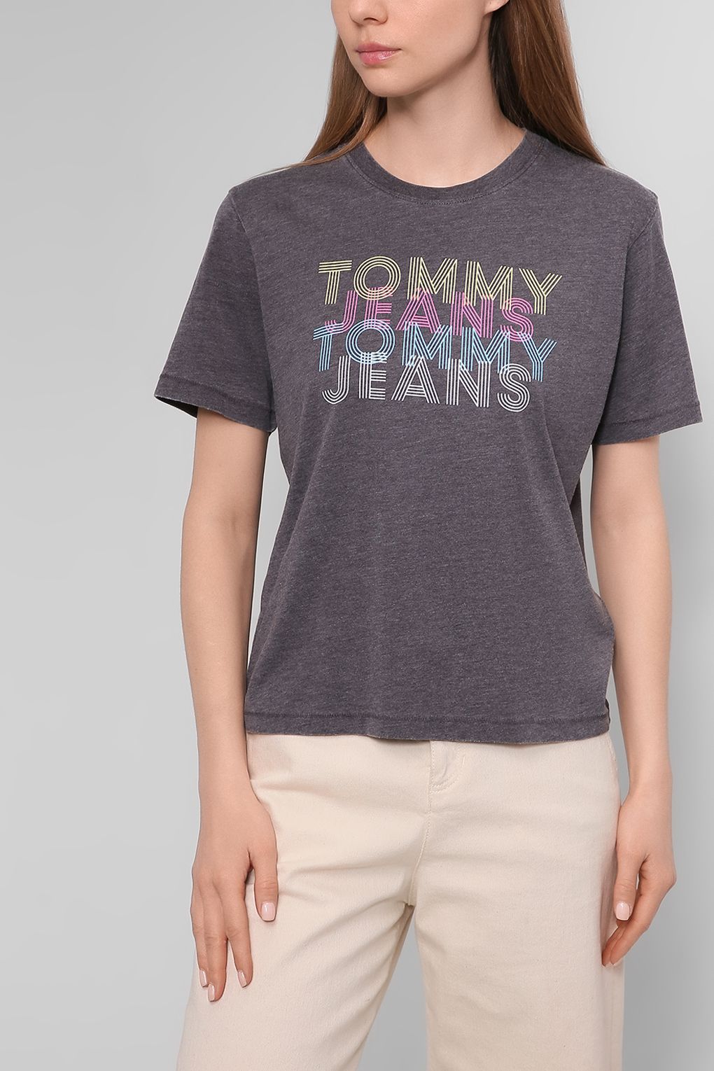 

Футболка женская Tommy Jeans XF0XF00808 черная S, Черный, XF0XF00808