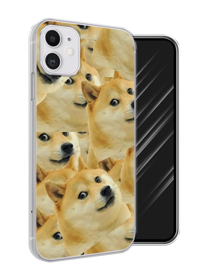 

Чехол Awog на Apple iPhone 11 / Айфон 11 "Собака-подозревака фон", Разноцветный, 12150-9