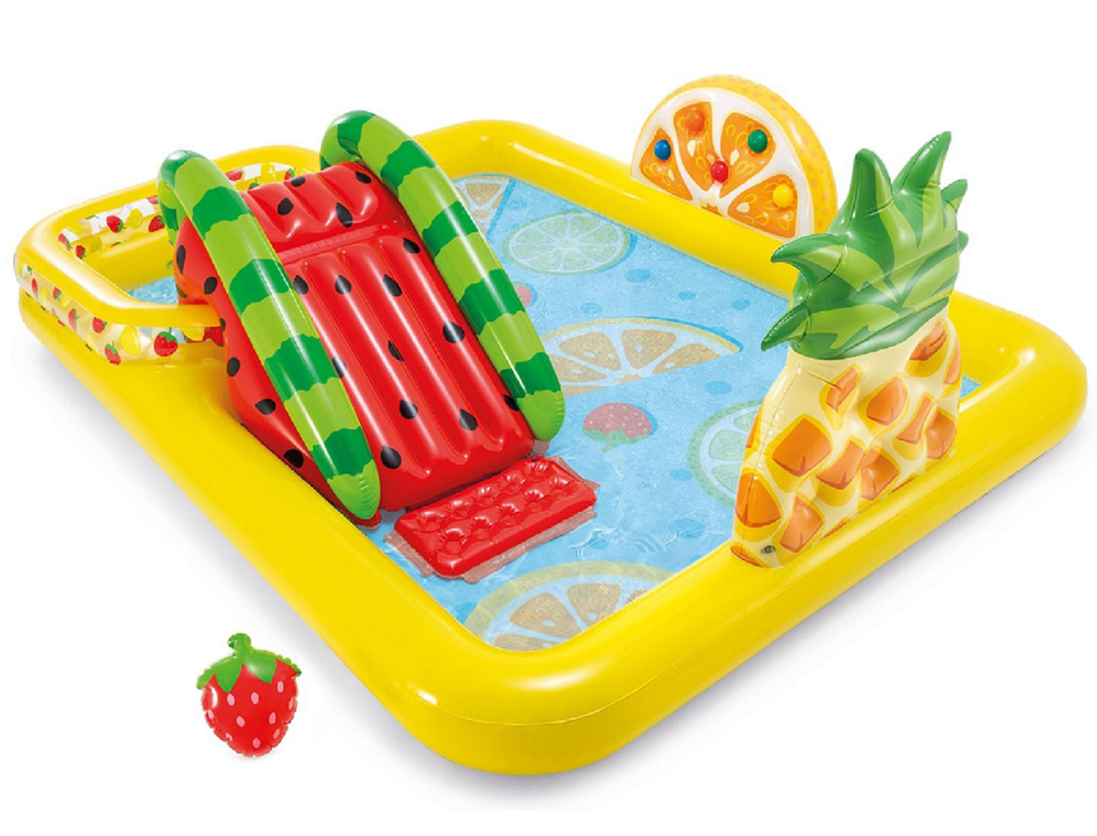 

Игровой центр с бассейном Intex Funn Fruity Play Center 244 х 191 х 91 см 57158, Желтый, Funn Fruity Play Center Play Center