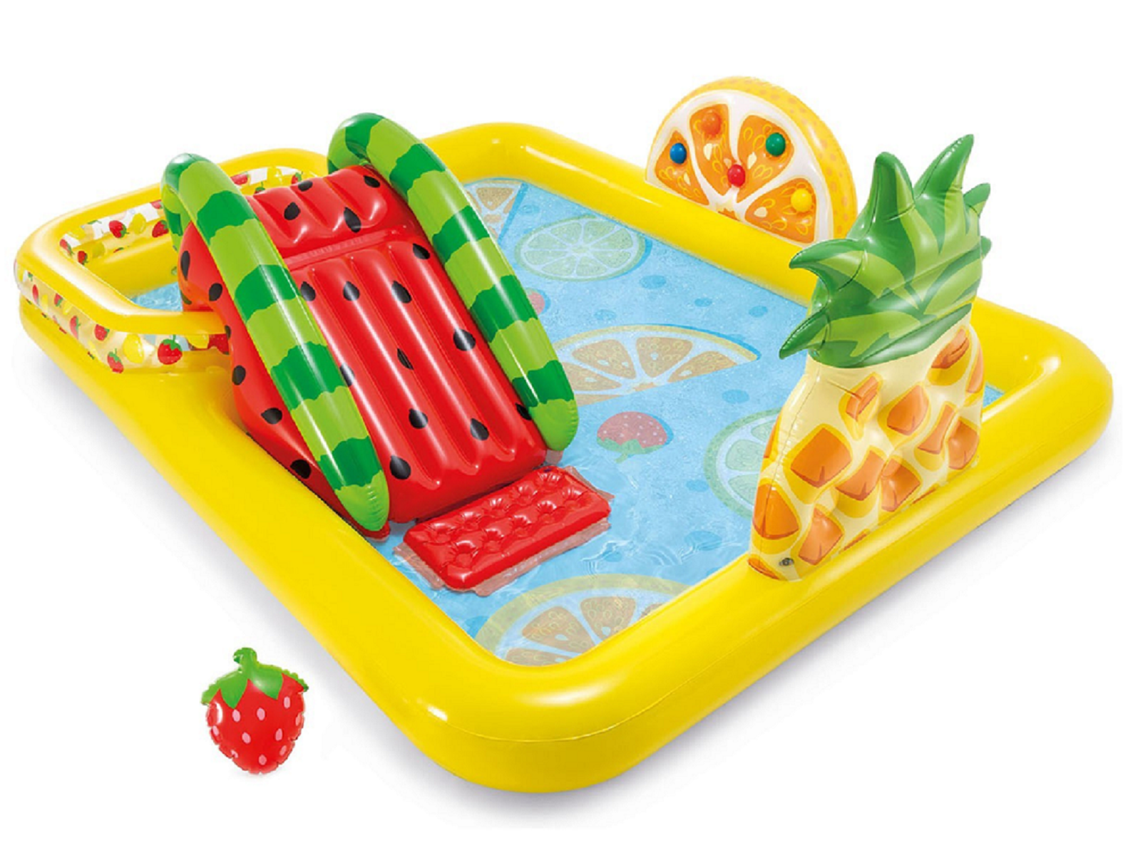 Игровой центр с бассейном Intex Funn Fruity Play Center 244 х 191 х 91 см 57158 горка edu play малыш wj 307