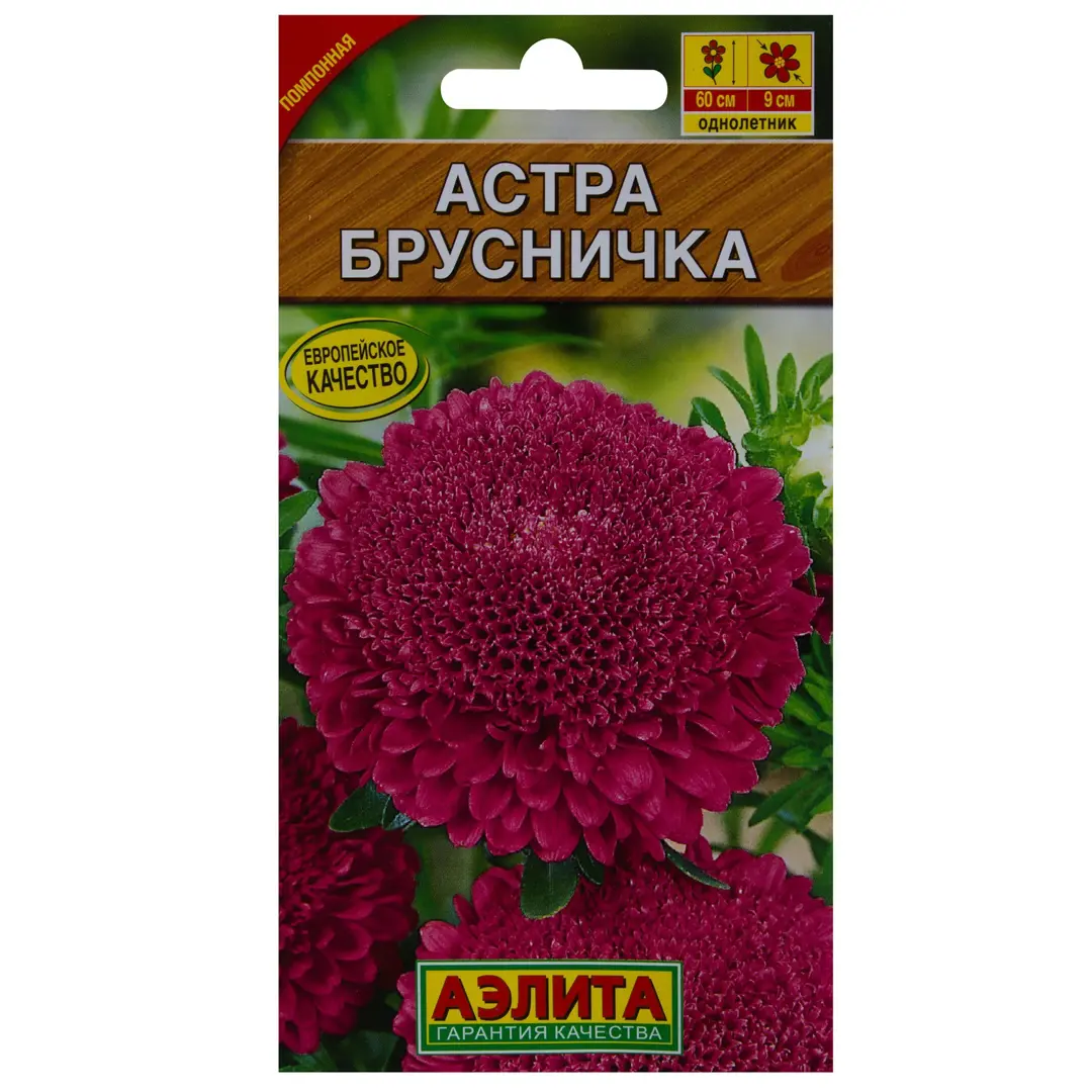

Семена астра Брусничка Аэлита SSS-17320271 1 уп.