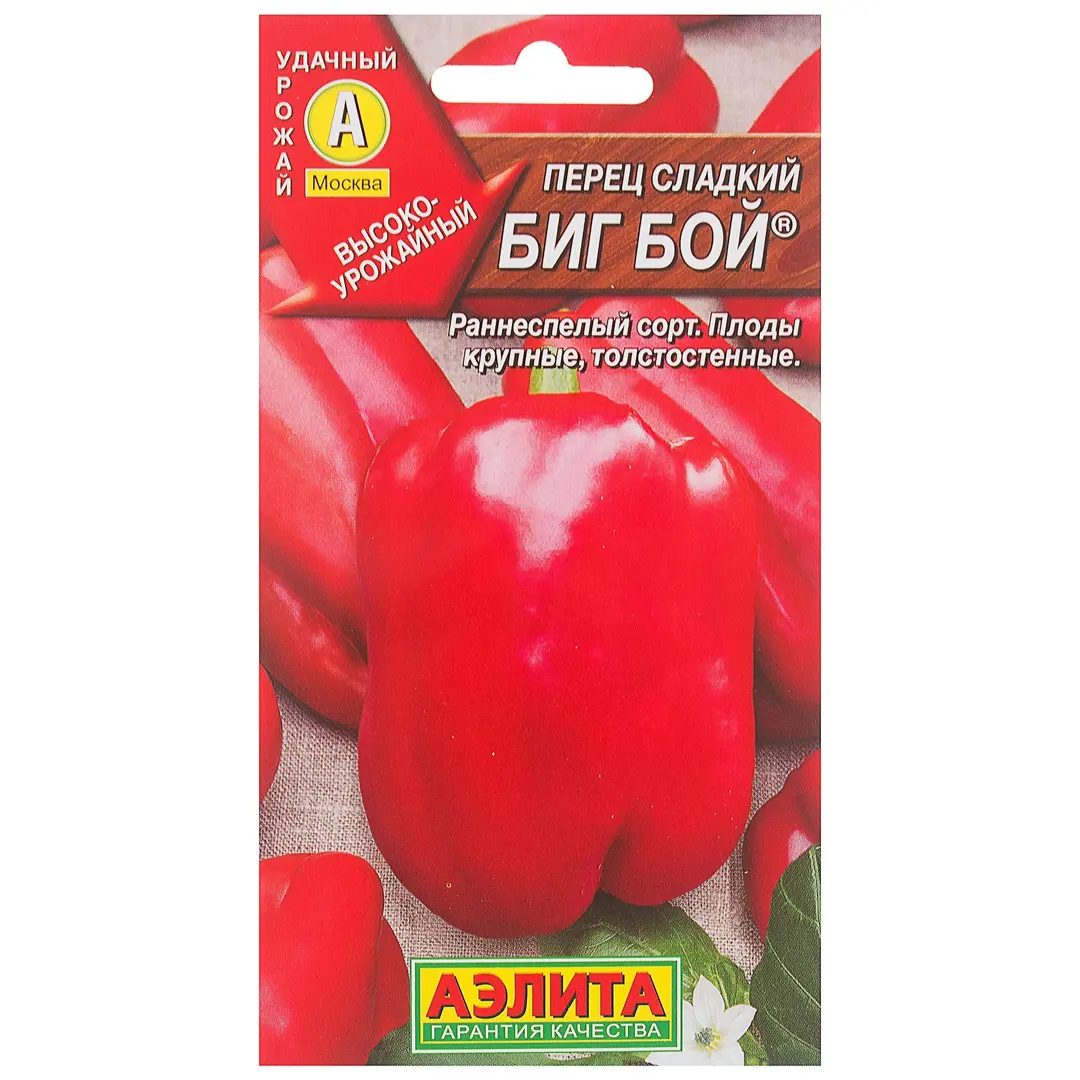 

Семена перец сладкий Биг Бой Аэлита SSS-17326226 1 уп.