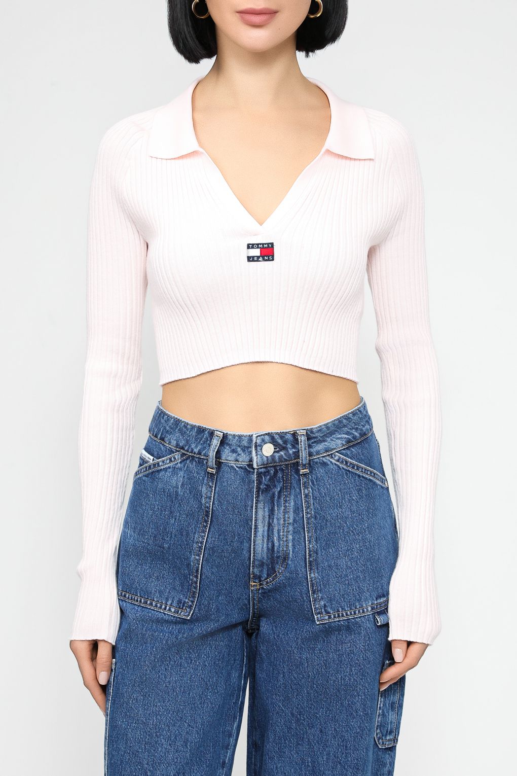 Топ женский Tommy Jeans DW0DW14950 белый L