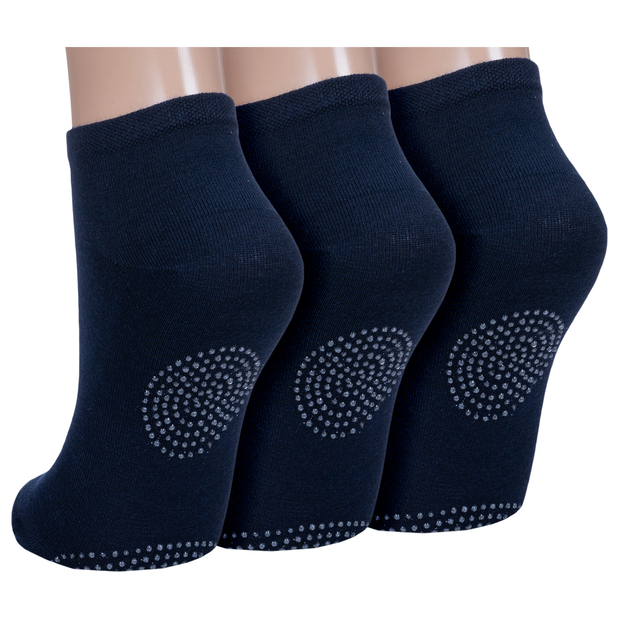 Комплект носков женских Rusocks 3-ЖТ3-13553 синих 23-25