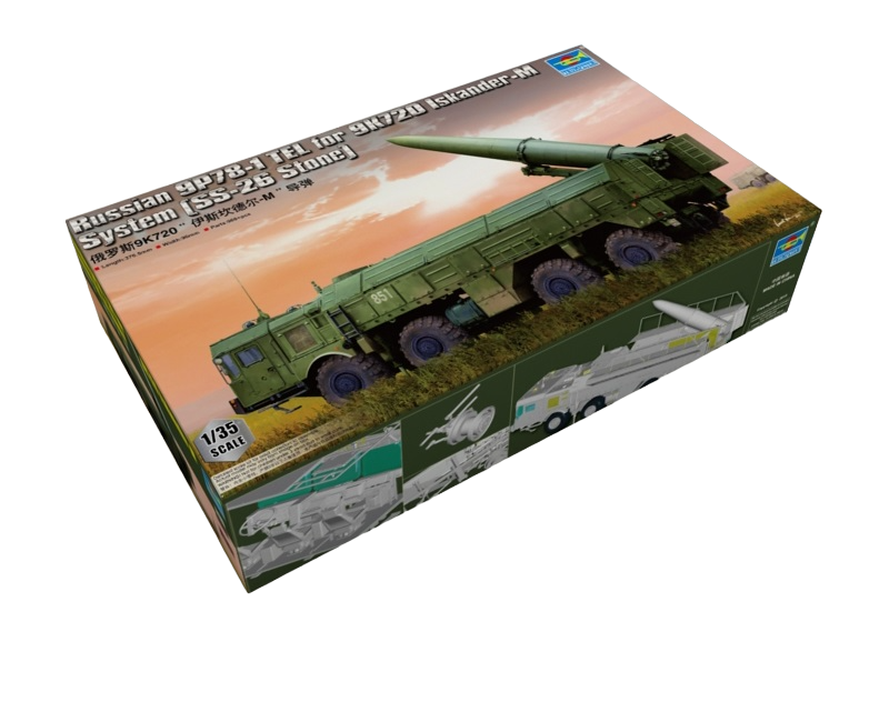 

Игрушка ракетный комплекс Russian 9P78-1 TEL for 9K720 Iskander-M System SS-26 Stone 1:35