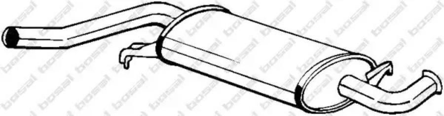 

BOSAL 105-971 Резонатор 1шт