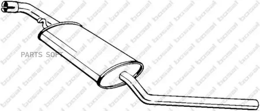 

BOSAL 281-463 Резонатор 1шт