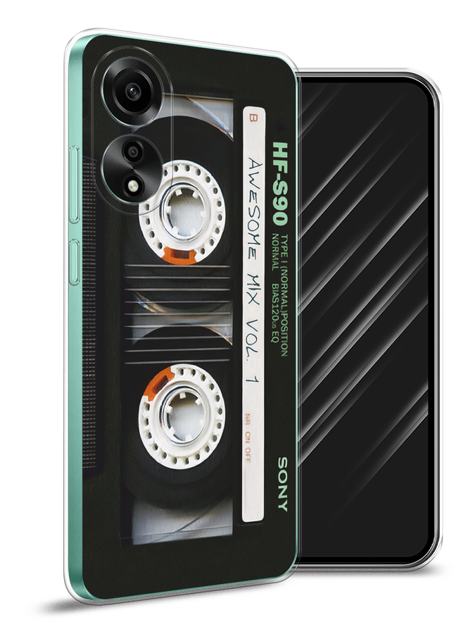 

Чехол Awog на Oppo A78 4G "Кассета", Черный, 2514750-1