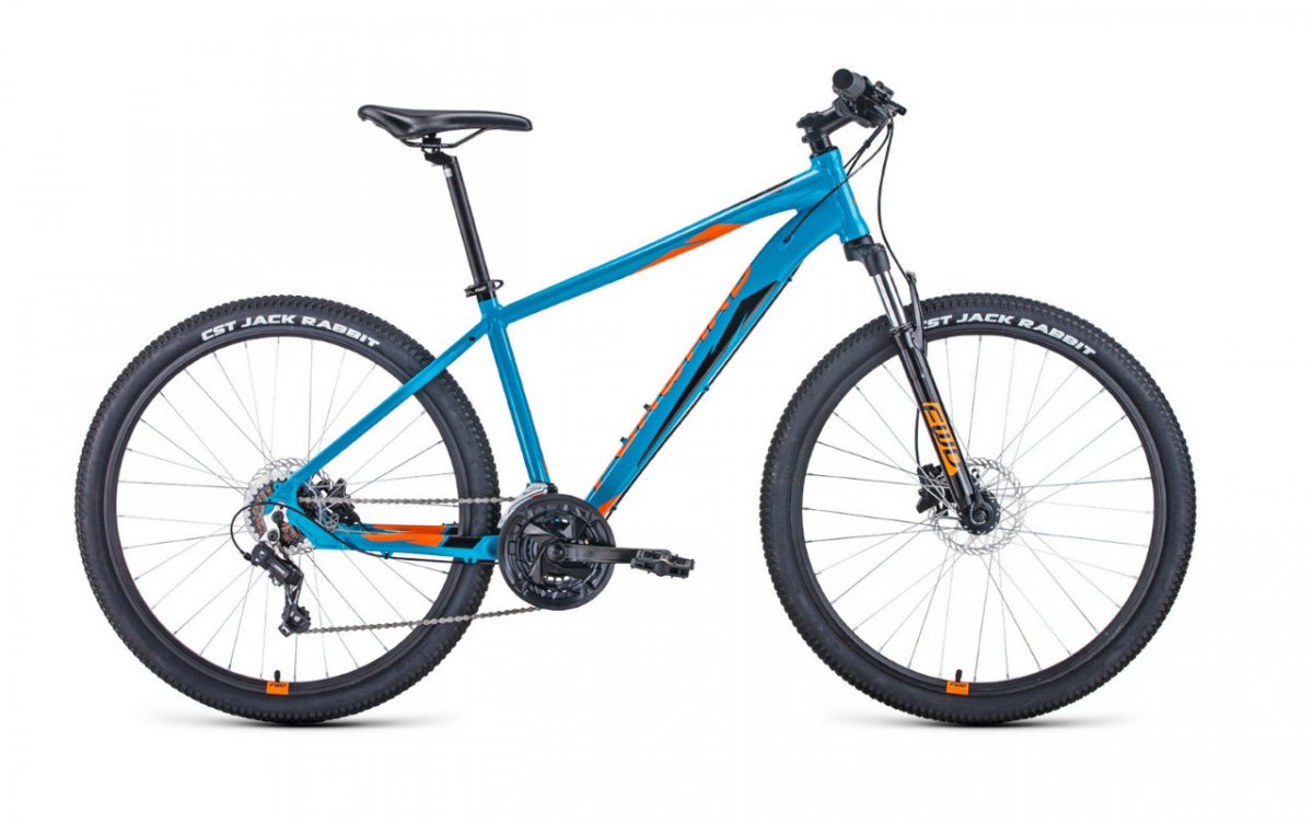 

Велосипед FORWARD Apache 27,5 3.0 HD 21"-22г. (бирюзовый-оранжевый)
