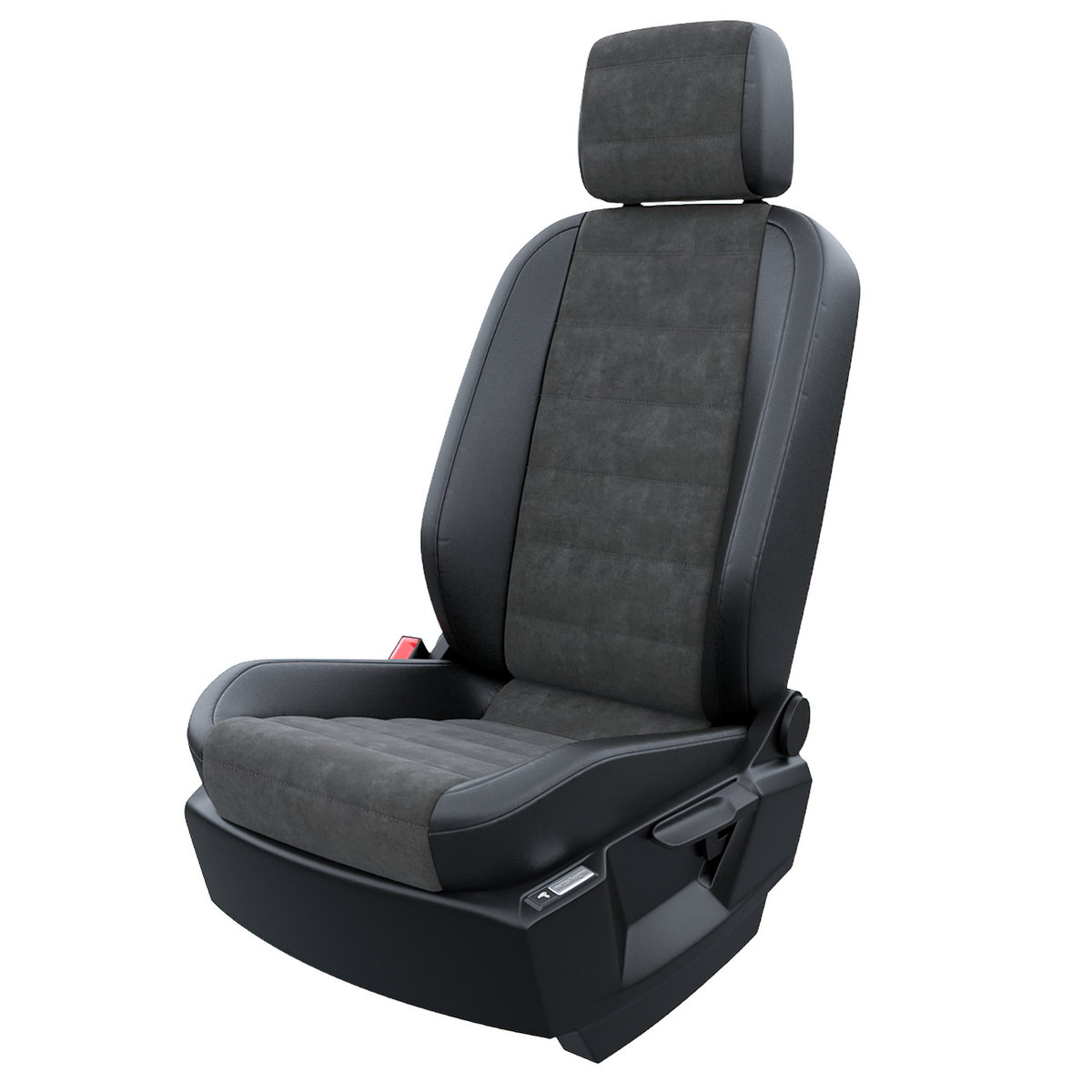 

Чехлы на сиденья Чехлы.ру Рено Симбол 1 алькантара серый и черный 4870AV781FT, Серый;черный, 665