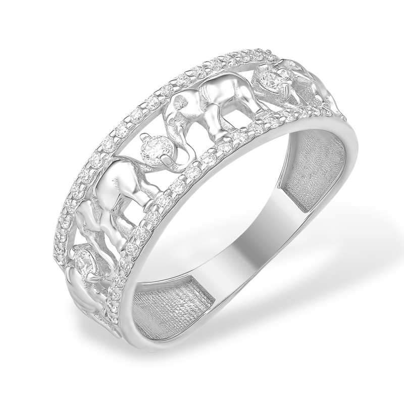 

Кольцо из серебра р. 19 EFREMOV 10100111391, фианит, 10100111391