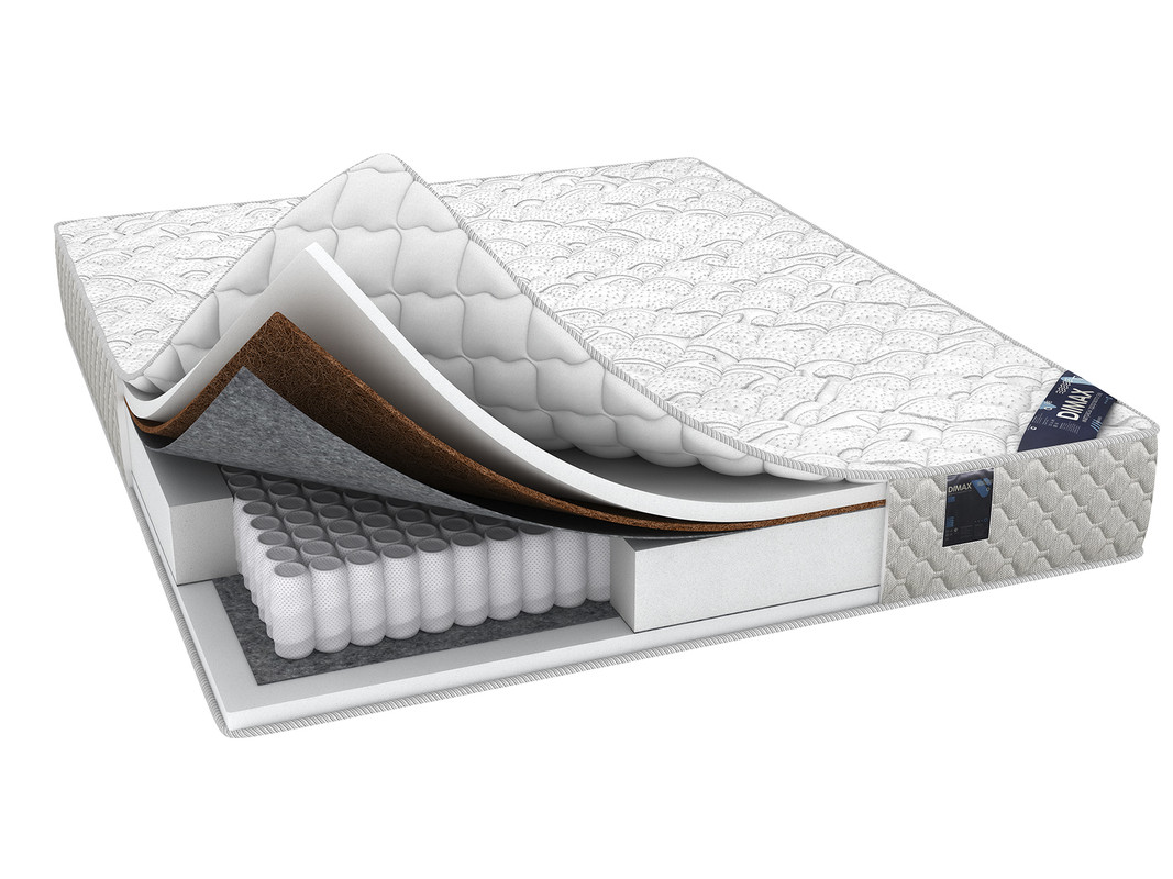 фото Матрас ортопедический dimax ок лайт базис 160*200