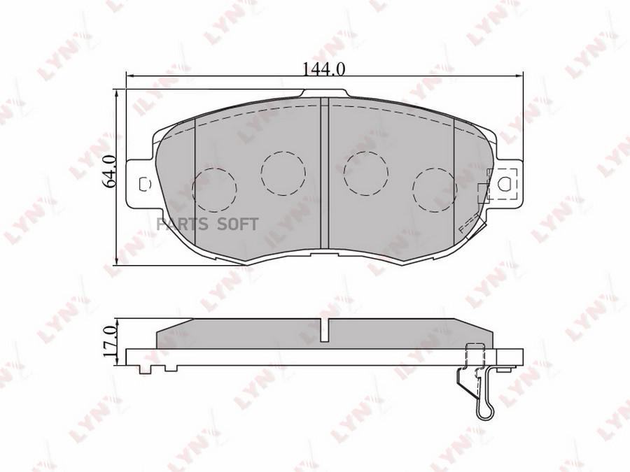 

Колодки торм.пер.LEXUS GS300 93-05/IS200/300 99-05/SC430 01=>, TOYOTA Supra 93-98