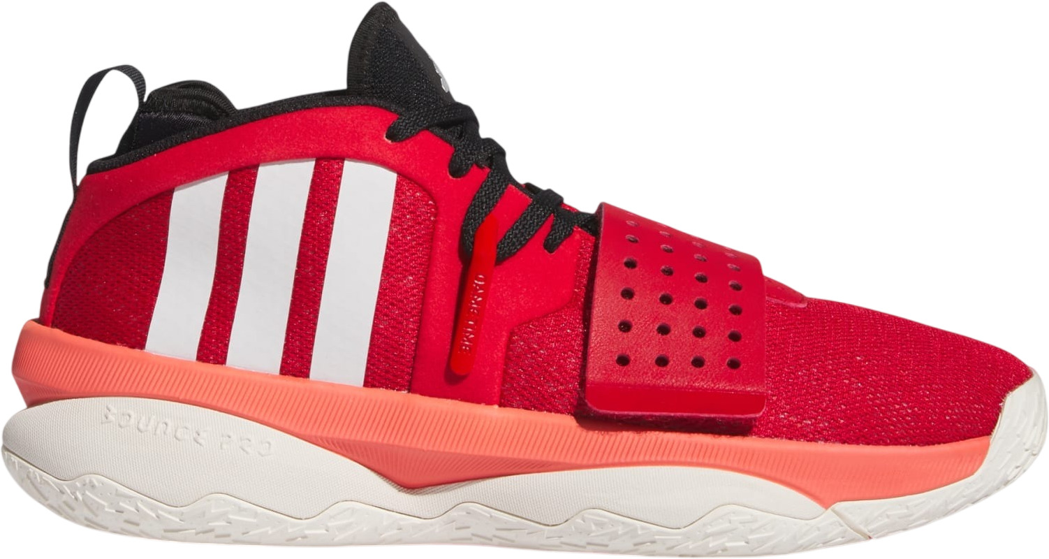 

Кроссовки мужские Adidas DAME 8 EXTPLY красные 11 UK, Красный, DAME 8 EXTPLY