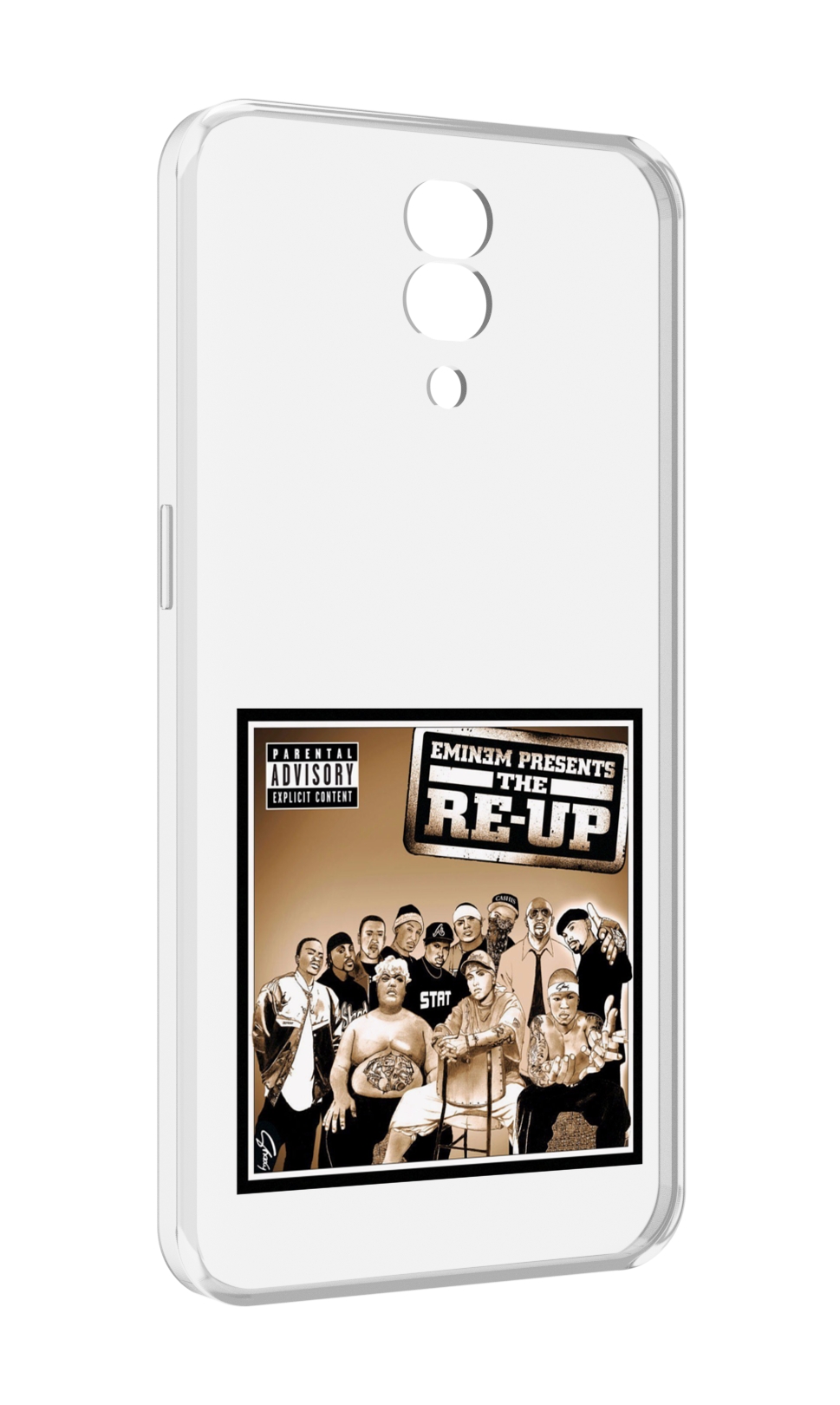 

Чехол MyPads EMINEM PRESENTS, THE RE-UP для Blackview BV7200, Прозрачный, Tocco