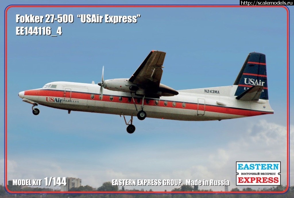 

ЕЕ144116_4 Пас. самолет Fokker F-27-500 USAir Express