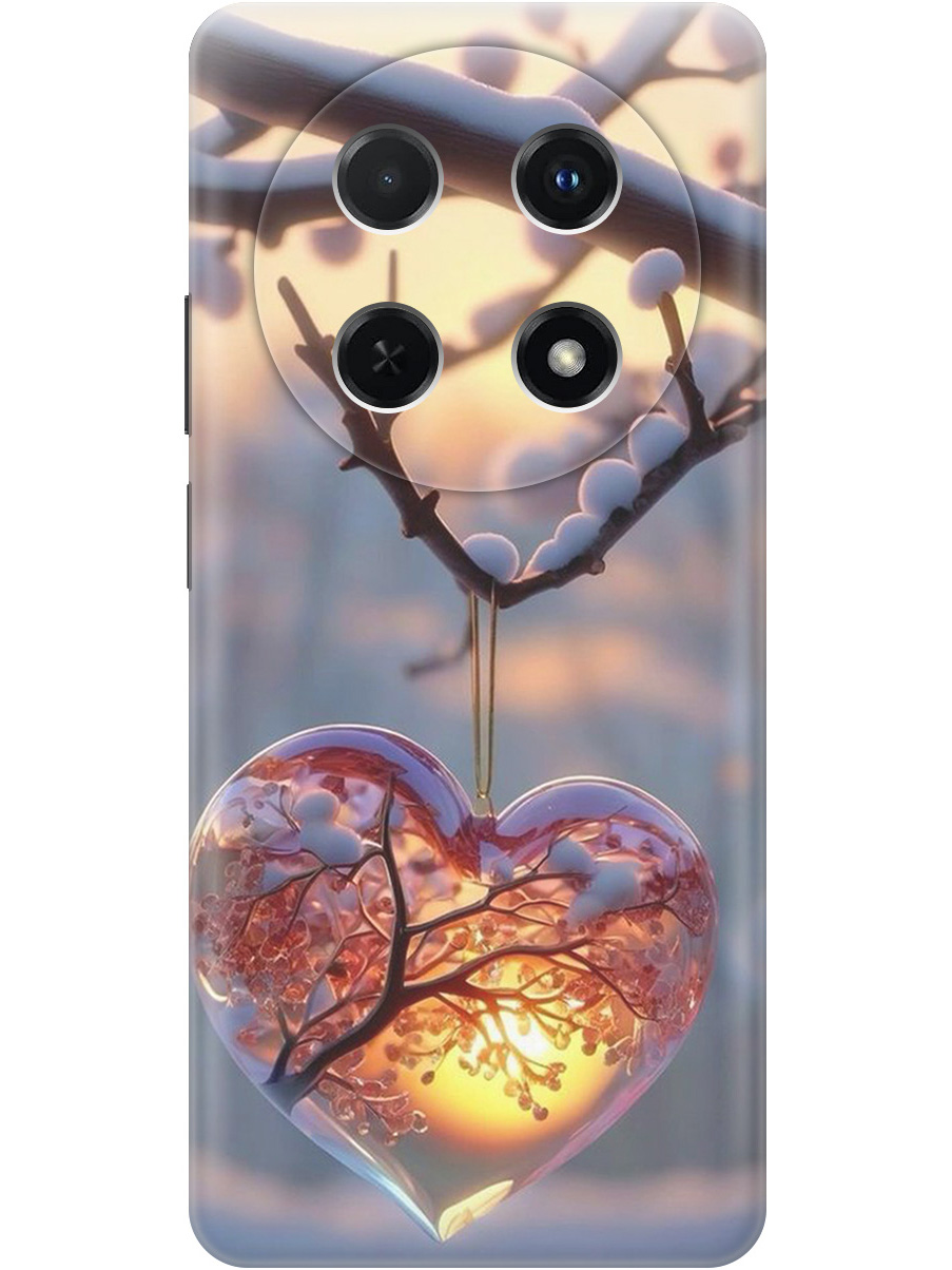 

Силиконовый чехол на Huawei nova 12i с принтом "Ледяное сердце", Прозрачный;белый;желтый;оранжевый, 782624091
