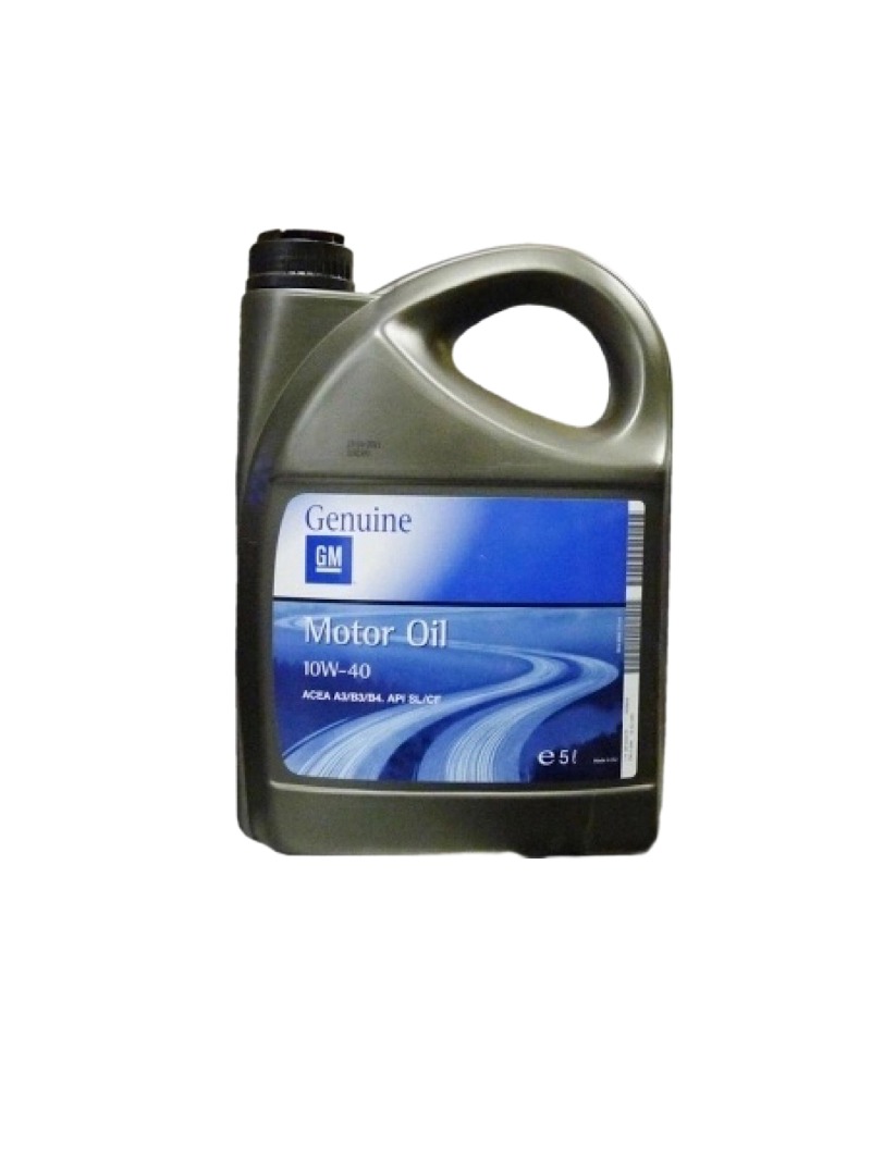 фото Масло моторное gm motor oil 10w-40 полусинтетическое 5 л 93165216 general motors