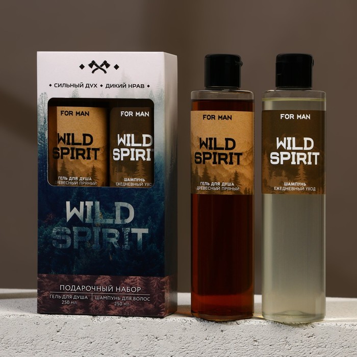 Набор WILD SPIRIT гель для душа и шампунь для волос 2х250 мл