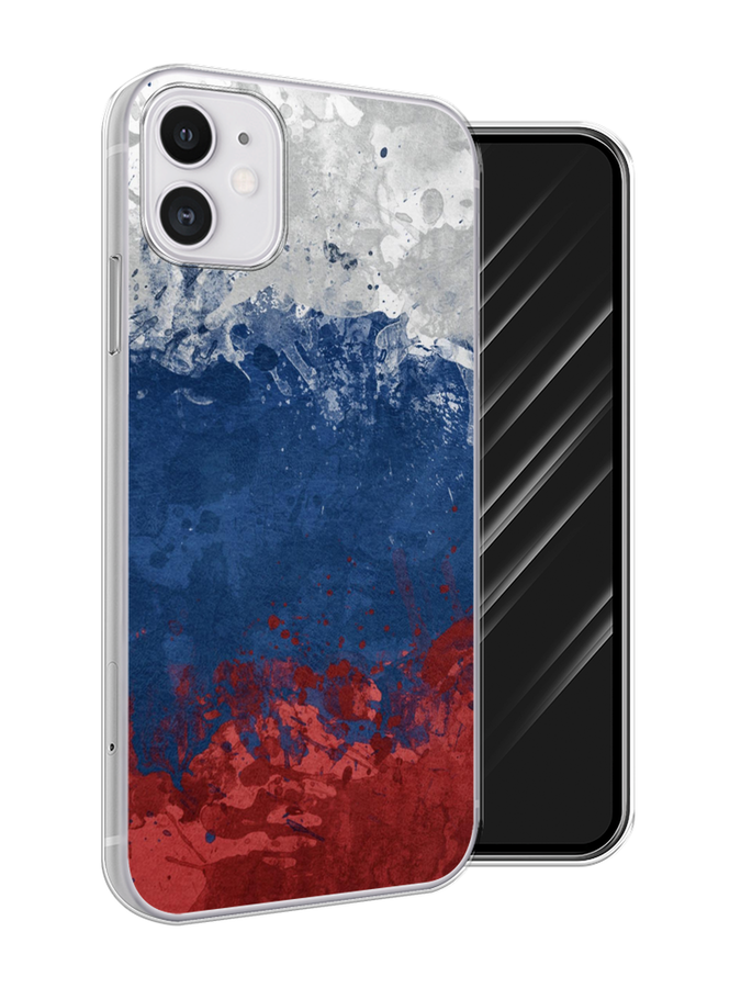 

Чехол Awog на Apple iPhone 11 / Айфон 11 "Флаг России неровный", Разноцветный, 12150-1