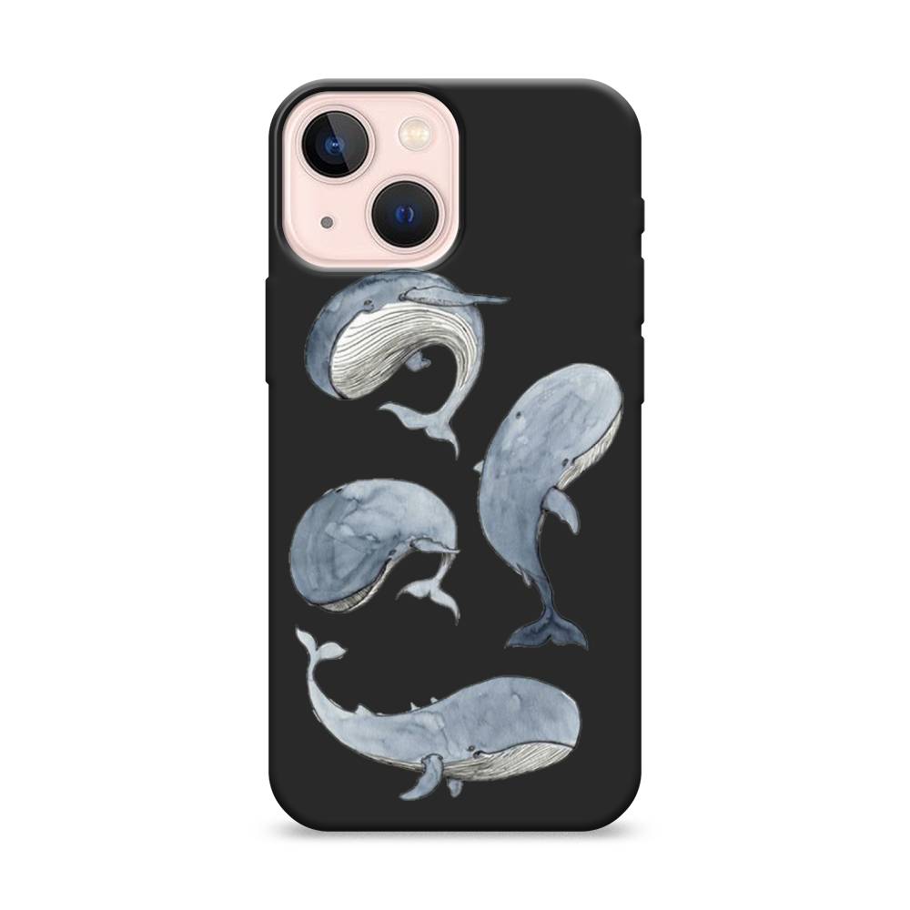 

Чехол Awog на Apple iPhone 13 mini / Айфон 13 mini "Киты", Разноцветный, 14152-1