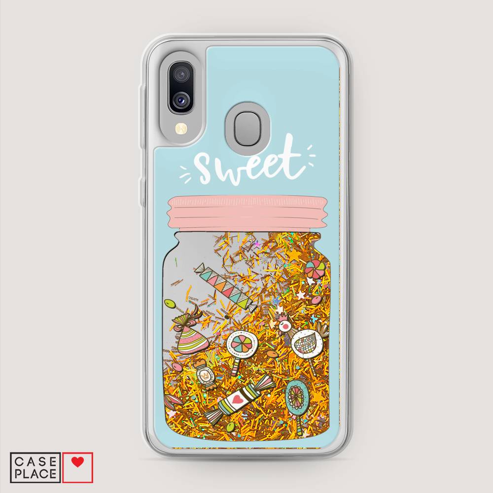 

Чехол Awog на Samsung Galaxy A40 "Конфетки в банке", Разноцветный, 28090-1