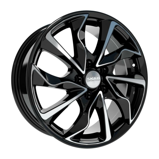 

Колесный диск SKAD Marseille BFP 7x17/5x112 ET43 D57.1, Черный;серебристый